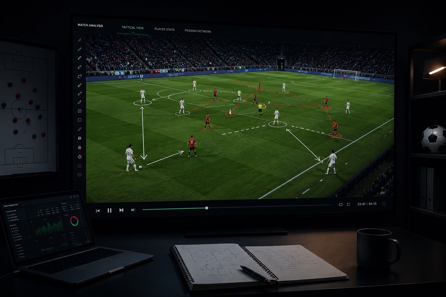 Professionelle Fußball-Videoanalyse — IPSM Performance Mentoring Homburg Saarland